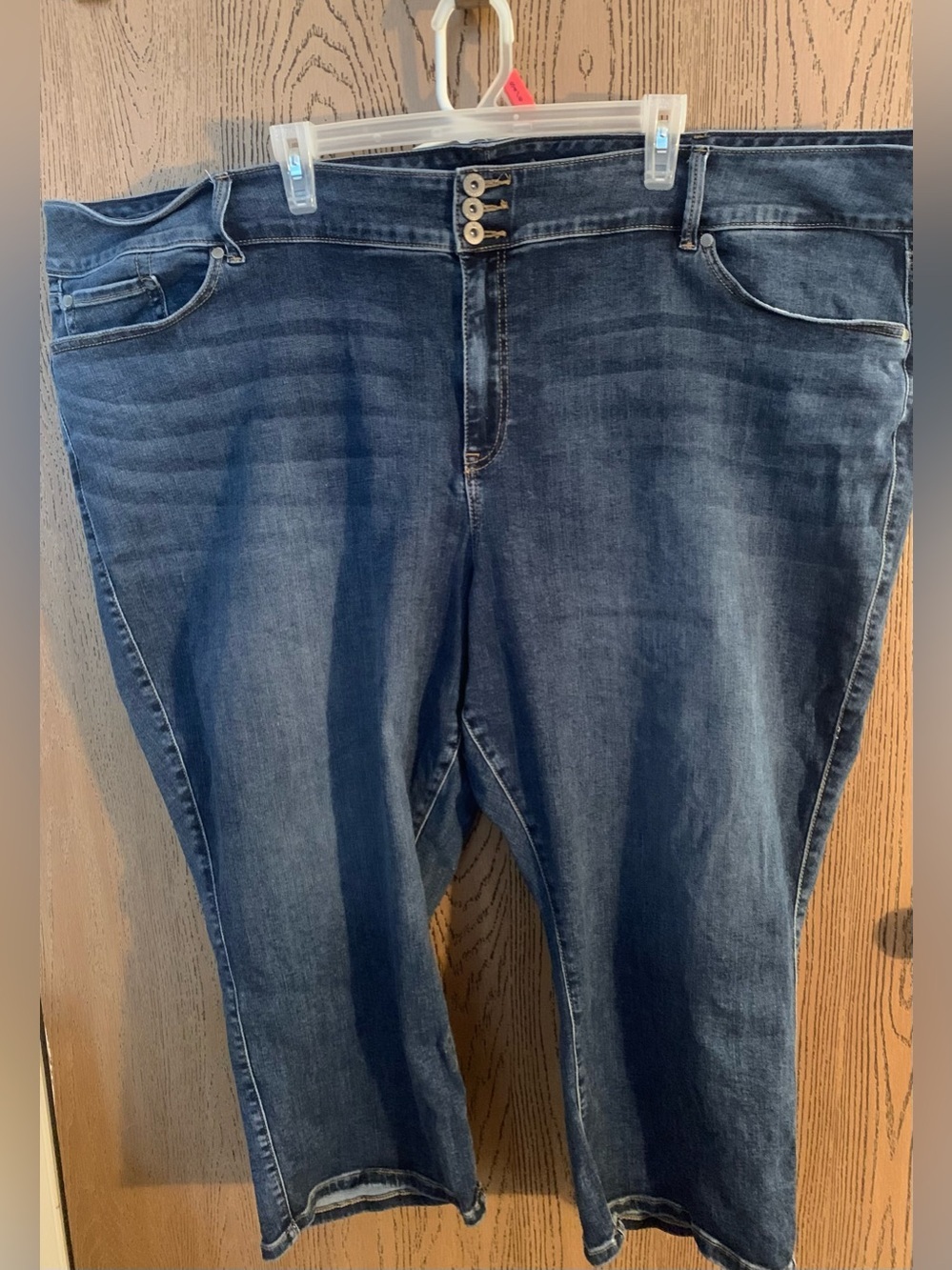 Torrid Dark Blue Cropped Ankle Jeans